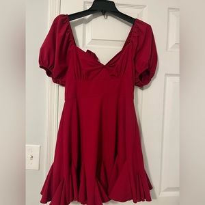 Red Gameday Casual Mini Dress